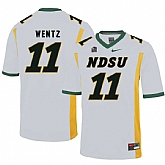North Dakota State Bison 11 Carson Wentz White College Football Jerseys Dzhi,baseball caps,new era cap wholesale,wholesale hats